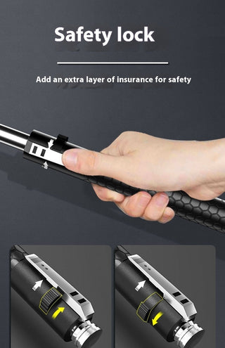 Automatic Spring Expandable Baton Stretchable Baton Self-defense Stick Self-defense Weapon Legal Car Swing Stick Solid Self-defense Sansetsukon
