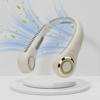 Cooling Neck Fan Portable Fan Cold Air - Fathers Day Gifts For Dad, Hands-Free Wearable Ultra Quiet, Handheld USB Rechargeable For Travel, Gym, Office Perfect Gift 3 Speeds