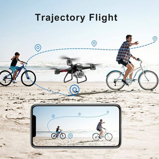 4DRC V14 Professional Drone 6K High-definition Dual Camera Wifi FPV Portable RC Quadcopter 2 Batteries