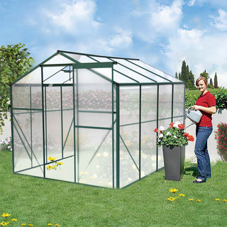 Polycarbonate Greenhouse,6X8 Ft Heavy Duty Walk-in Plant Garden Greenhouse For Backyard,Outdoor