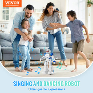 VEVOR RC Robot Toy For Kids Talking Dancing Gesture Remote Control Programmable