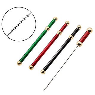 Perfect Cigar Draw Enhancer Tool Stainless Steel Needle Drilled Burr Dredge Hole Punch Portable Carbon Fiber Smoking Accessories