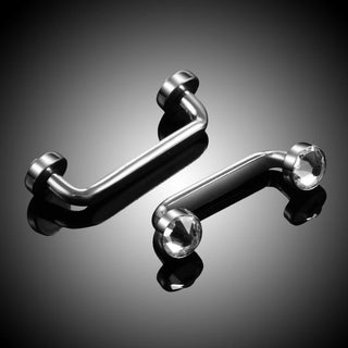 G23 Titanium Micro Dermal Piercing Crystal Dermal Anchor Piercing Top Internal &External Skin Diver Surface Piercing Jewelry