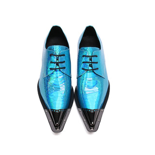 Fashion Real Leather Slip on Evening Men Shoes Pointed Toe Lace Up Formal Brogue Shoes Plus Size Business Dress Oxfords Shoes