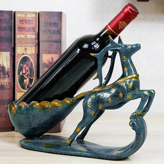 European wine rack craft Nordic Decoration resin handicraft,home desk cabinet decoration gift p2097