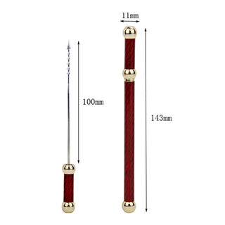 Perfect Cigar Draw Enhancer Tool Stainless Steel Needle Drilled Burr Dredge Hole Punch Portable Carbon Fiber Smoking Accessories