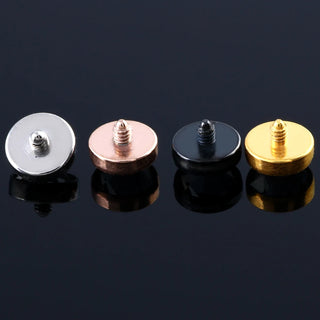 16G Micro Dermal Piercing Titanium Dermal Anchor Piercings Crystal Dermal Anchor Top Skin Diver Surface Piercing Jewelry