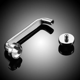 G23 Titanium Micro Dermal Piercing Crystal Dermal Anchor Piercing Top Internal &External Skin Diver Surface Piercing Jewelry