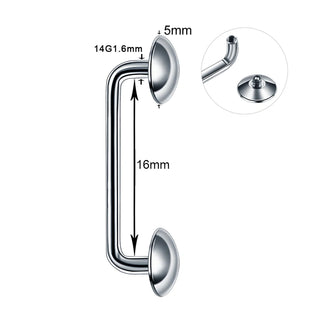 G23 Titanium Micro Dermal Piercing Crystal Dermal Anchor Piercing Top Internal &External Skin Diver Surface Piercing Jewelry