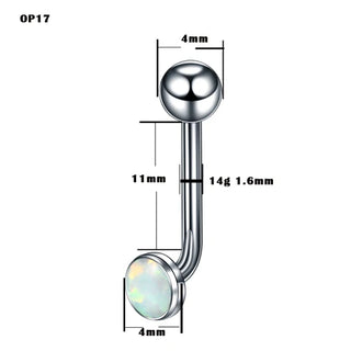 G23 Titanium Christina Vertical Hood Piercings Lip Rings VCH Intimate Piercing Surface Body Jewelry Piercings for Men Women