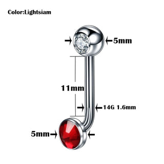 G23 Titanium Christina Vertical Hood Piercings Lip Rings VCH Intimate Piercing Surface Body Jewelry Piercings for Men Women