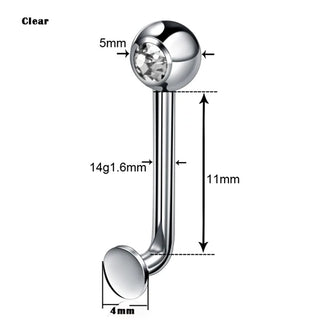 G23 Titanium Christina Vertical Hood Piercings Lip Rings VCH Intimate Piercing Surface Body Jewelry Piercings for Men Women