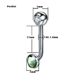 G23 Titanium Christina Vertical Hood Piercings Lip Rings VCH Intimate Piercing Surface Body Jewelry Piercings for Men Women