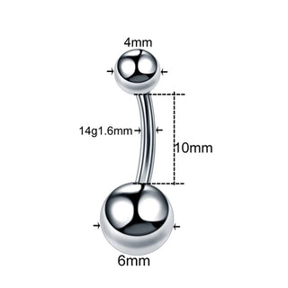 Titanium Navel Piercings Belly Button Rings 14G Curved Barbell Pircing Ombligo Nombril Navel Earrings Sexy Body Jewelry
