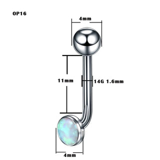 G23 Titanium Christina Vertical Hood Piercings Lip Rings VCH Intimate Piercing Surface Body Jewelry Piercings for Men Women