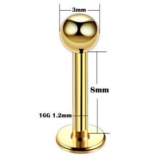 Titanium Labret Piercing Kits Lip Mouth Stud Earring Tragus Cartilage Helix Piercings Ear Sexy Lobe Jewelry for Women Men