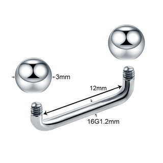 G23 Titanium Micro Dermal Piercing Crystal Dermal Anchor Piercing Top Internal &External Skin Diver Surface Piercing Jewelry