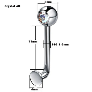 G23 Titanium Christina Vertical Hood Piercings Lip Rings VCH Intimate Piercing Surface Body Jewelry Piercings for Men Women