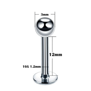 Titanium Labret Piercing Kits Lip Mouth Stud Earring Tragus Cartilage Helix Piercings Ear Sexy Lobe Jewelry for Women Men