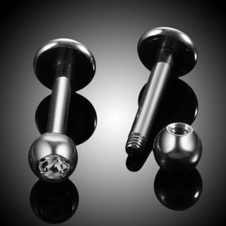 Titanium Labret Piercing Kits Lip Mouth Stud Earring Tragus Cartilage Helix Piercings Ear Sexy Lobe Jewelry for Women Men