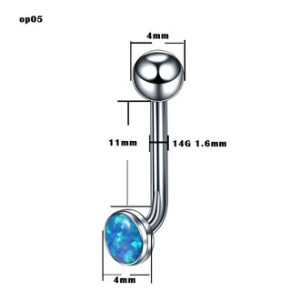 G23 Titanium Christina Vertical Hood Piercings Lip Rings VCH Intimate Piercing Surface Body Jewelry Piercings for Men Women