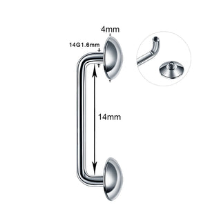 G23 Titanium Micro Dermal Piercing Crystal Dermal Anchor Piercing Top Internal &External Skin Diver Surface Piercing Jewelry