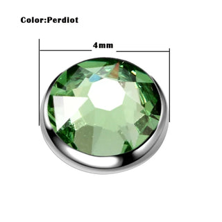 Titanium Dermal Piercings Micro Dermal Anchor Threading Dermal Top Skin Diver Crystal Piercings Hide in Surface Body Jewelry