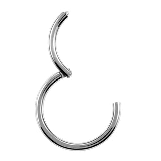 1PC Titanium Septum Piercing 10/12/14/16/18/20G Segment Ring Clicker Helix Conch Daith Nose Hoop Earring TITANIUM PIERC JEWELRI