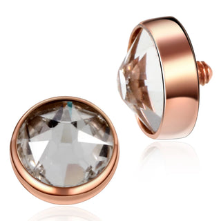 16G Micro Dermal Piercing Titanium Dermal Anchor Piercings Crystal Dermal Anchor Top Skin Diver Surface Piercing Jewelry