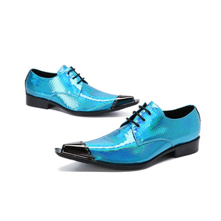 Fashion Real Leather Slip on Evening Men Shoes Pointed Toe Lace Up Formal Brogue Shoes Plus Size Business Dress Oxfords Shoes