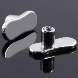 G23 Titanium Dermal Anchor Skin Diver Base Surface Barbell Piercings Micro Dermal Anchor Tops Mamilo Pircings Body Jewelry