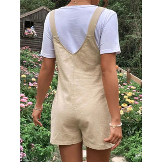 Maternity Jumpsuits Knee-length Plus Size Summer Fashion Pregnant Woman Rompers Solid Color Pregnancy Overalls Cotton Clothes - Thomas Family Essentials LLC