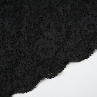 Women's See-Through Mesh Lace Strap Nightdress