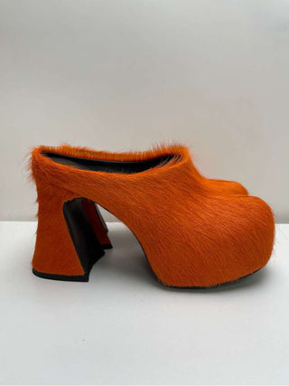 Chunky Platforms Heels Mules Fur Slippers