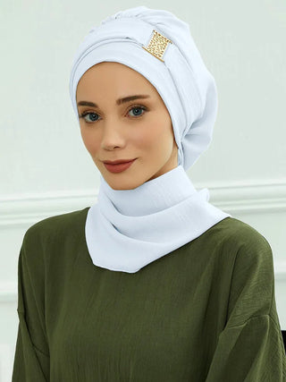 Plain Muslim Hat Inner Jersey Hijabs Women Turkey Instant Turban Islamic Caps Ramadan Headwraps Luxury Khimar Ladies Clothing