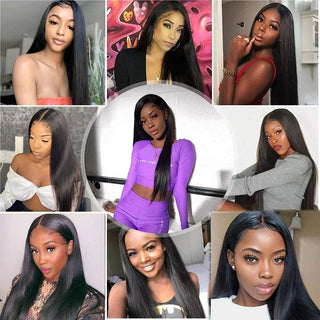 Glueless Wig Human Hair Ready To Wear Preplucked Straight Human Hair Wigs 5x5 Lace Closure Pre Cut 13x4 Lace Front Wigs Thomas Family Essentials