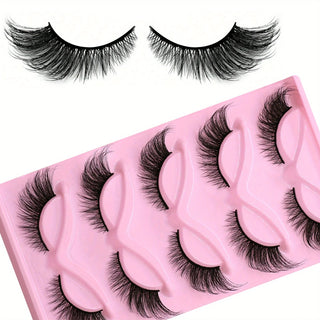 15Pairs/3Pack Cat Eye Lashes Long Lashes Cat Eye Look Wispy Lashes Eye End Elongated Strip Thick False Eyelashes