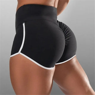 New Summer Black Grey Sport Shorts Women Casual Shorts Workout Waistband Skinny Sexy Short S-3XL
