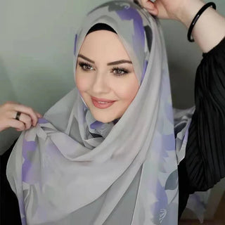 Muslim Fashion Chiffon Hijab Abaya Hijabs For Woman Women Jersey Dress Abayas Turbans Scarf Turban Head Instant Undercap Shawl