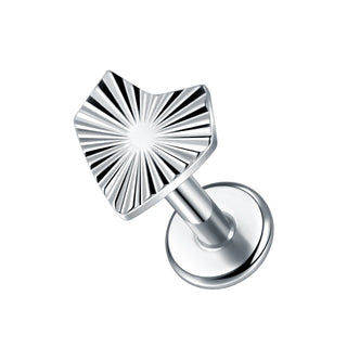 Titanium 16G Ear Cartilage Piercing Marquise CZ Flower Helix Conch Flat Back Rook Tragus Labret Lip Piercings Body Jewelry