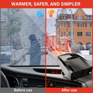 Car Heater 12V 2 in 1 Cooling Portable Powerful Car Heater 360 Degree Rotation Car Windshield Defroster for Car Auto Accessories