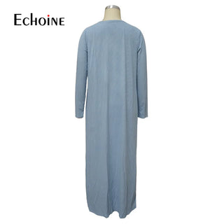 New Autumn Rib Solid Two-piece Woman Sexy Sling Tight One Piece Jumpsuit and Long Cardigan Shawl Jacket Outfits Thomas Family Essentials