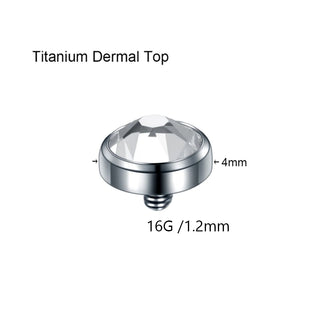 G23 Titanium Extension Gauge Converter Pin for Microdermal Piercing Helix Earring Rods Labret Tongue Ring Eyebrow Accessories