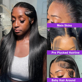 Glueless Wig Human Hair Ready To Wear Preplucked Straight Human Hair Wigs 5x5 Lace Closure Pre Cut 13x4 Lace Front Wigs Thomas Family Essentials