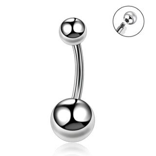 Titanium Navel Belly Button Rings Internally & Externally Threaded Small Navel Piercing Ombligo 14G 16G Sexy Women Jewelry
