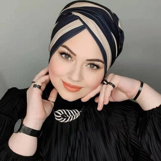 Muslim Fashion Pearl Black Modal Hijab Undercap Abaya Hijabs For Woman Abayas Jersey Head Scarf Dress Women Turbans Turban Cap