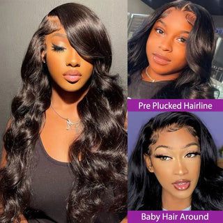 360 Full Lace Wigs For Ponytail Brazilian 30 32Inch Body Wave 13x4 13x6 HD Lace Front Wig Pre Plucked Remy 4x4 Lace Closure Wig Thomas Family Essentials