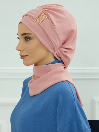 Plain Muslim Hat Inner Jersey Hijabs Women Turkey Instant Turban Islamic Caps Ramadan Headwraps Luxury Khimar Ladies Clothing