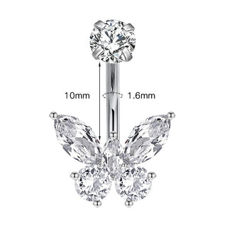 G23 Titanium Internally Thread Navel Piercing Jewelry Sexy Belly Button Rings Navel Body Piercing Jewelry