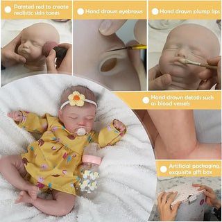 Lifelike 18-Inch Reborn Baby Doll - Ideal Toy Gift with Adorable Realistic Features for Boys & Girls, Ages 3 and Up